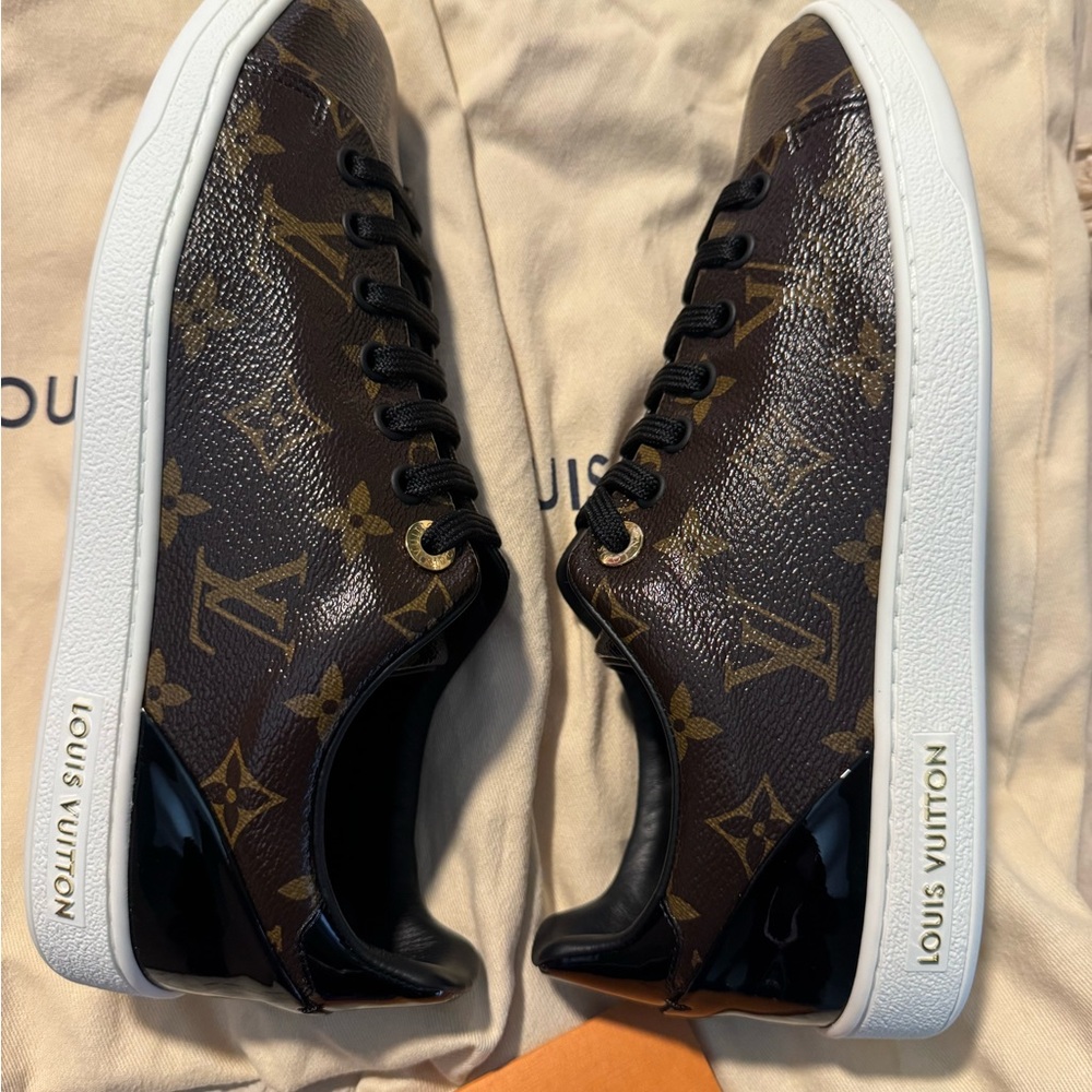 Louis Vuitton Monogram FrontRow Women’s Sneakers New in Box - Picture 7 of 14